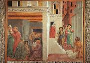 The Birth of St.Francis and Homage of the Simple Man, Benozzo Gozzoli